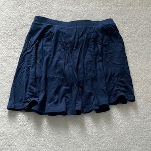 Navy skater skort